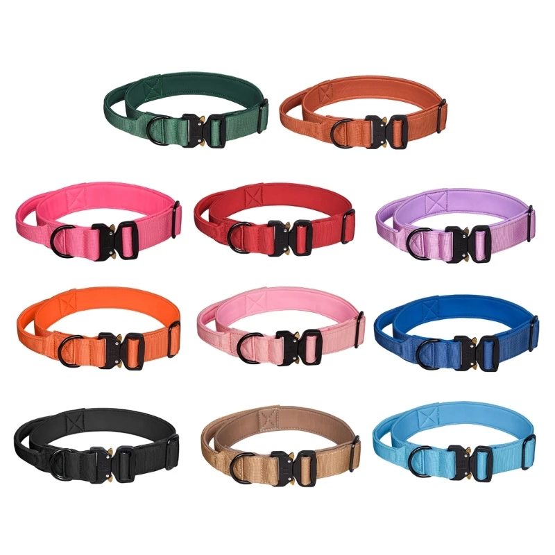 

Adjustable Dog Collar for Medium Large Dogs, Ensuring Safety for Outdoor