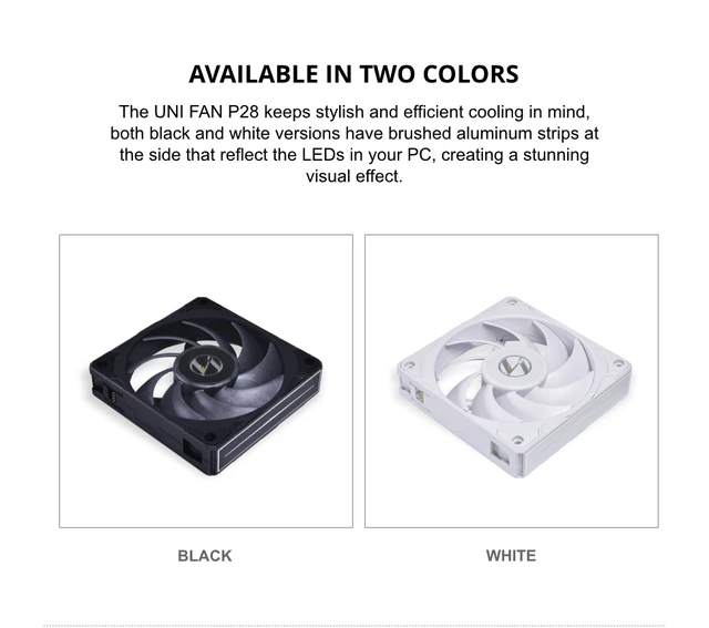 Lian Li UNI FAN P28 ホワイト ９個セット Amazon.com: LIAN LI UNI Fan P28 120 White Single Pack