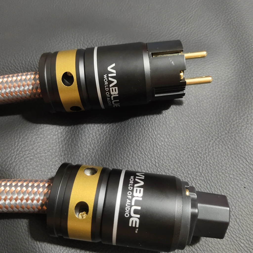 HIFI Speaker Amplifier Audio Power Cord 11awg*3 OCC conductor EU/US schuoko standard