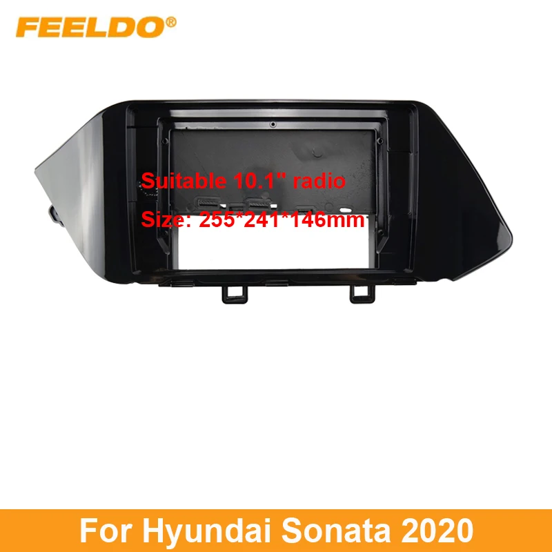 

Car 2Din Audio Face Plate Fascia Frame For Hyundai Sonata (LHD) 9" Big Screen Radio Stereo Panel Dash Mount Refitting Kit