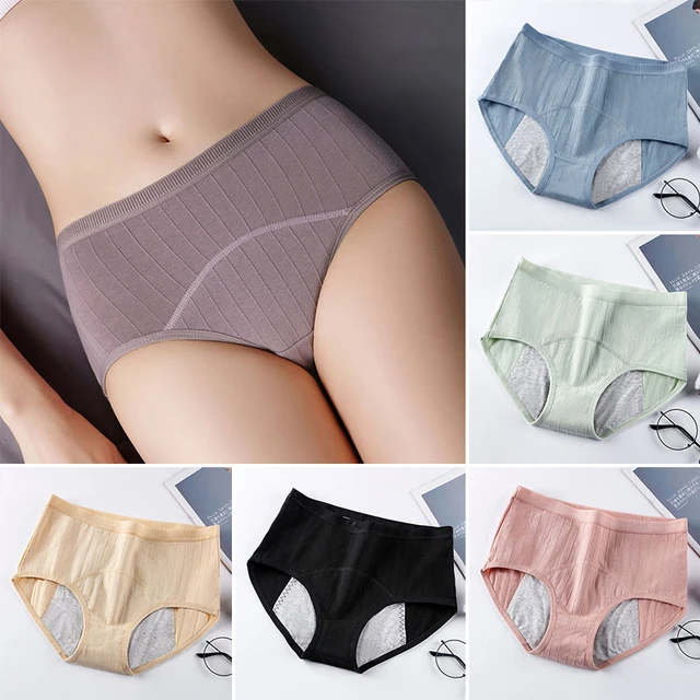 Menstrual Panties For Menstruation Cotton Physiological Pants High