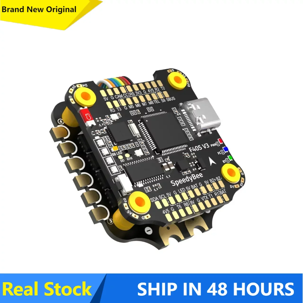 SpeedyBee F405 V3 BLS 50A 30x30 Stack BMI270 F405 Flight Controller BLHELIS 50A 4in1 ESC for FPV Freestyle Drones DIY Parts
