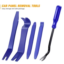 

5Pcs Car Dashboard Door Panel Audio Video Removal Set Automobile Conditioner Disassembly Prying Nail Puller Nstaller Tool