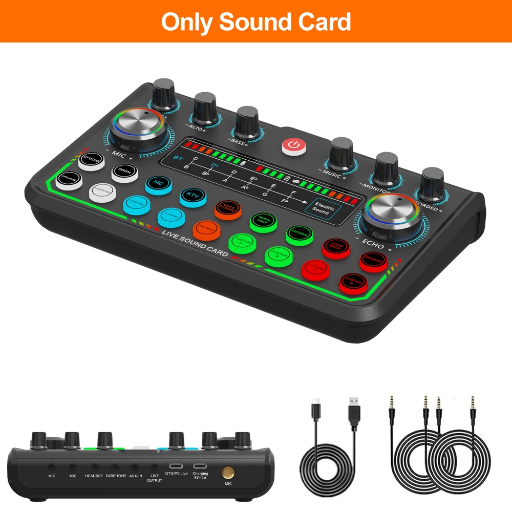 البث المباشر كارت الصوت Quipment بودكاست بلوتوث جه...