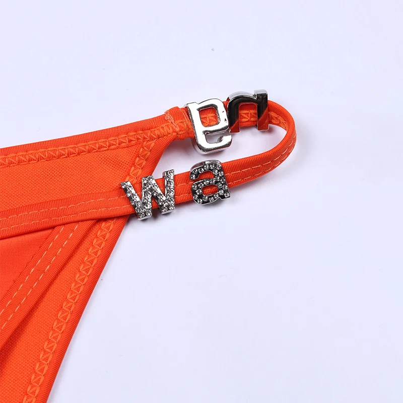 Wang Bikinis Sets Luxury Designer Brands AW Women Swimsuit Fashion Sexy Thong Swimming Beach Two Piece Swimwear Secret Clothes