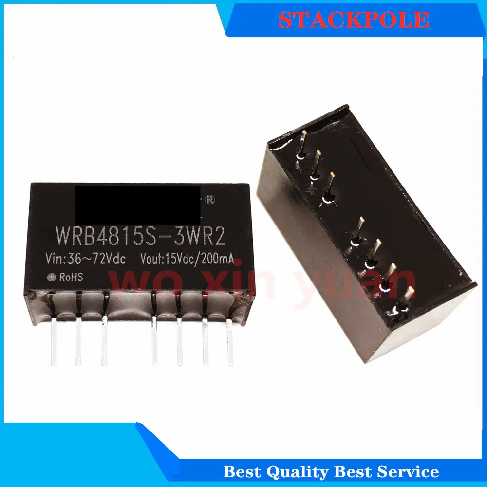 5pcs NEW WRB4812S-3WR2 WRB4815S-3WR2 WRB4824S-3WR2 WRB4812S WRB4815S  WRB4824S  WRB4812  WRB4815 3W converter DC-DC power module