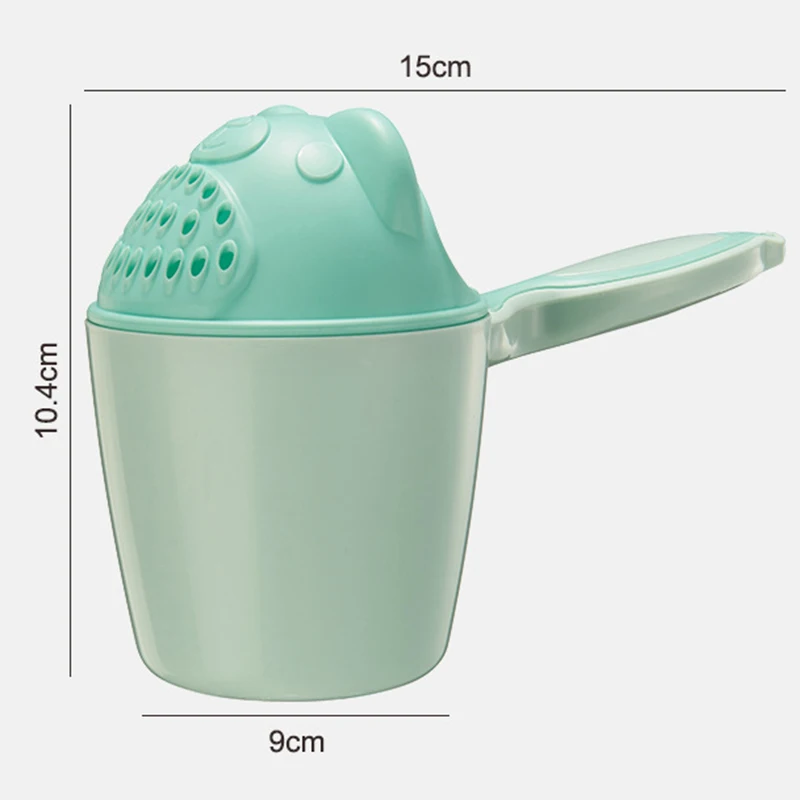 Baby Bath Tool Cartoon Bear Bathing Cup Sprinkler Newborn Toddle Shower Shampoo Bailer