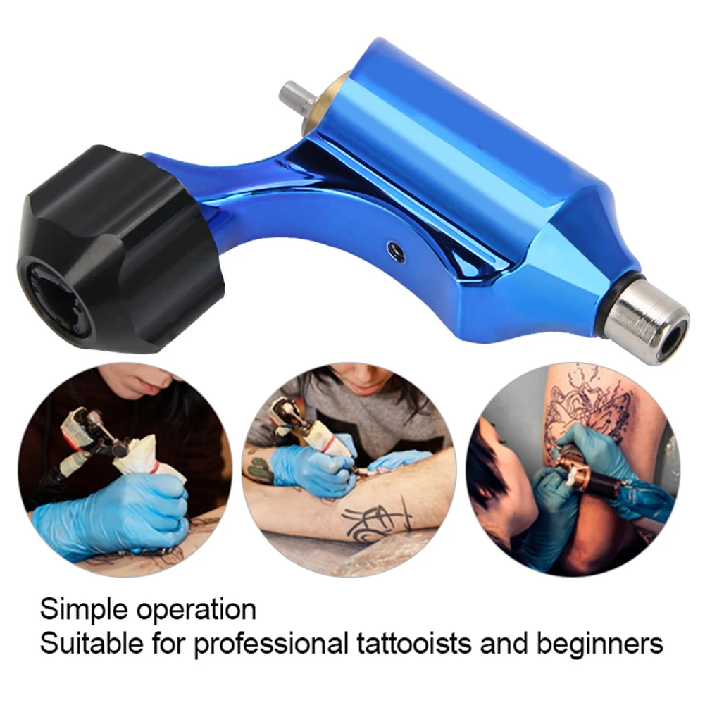 Professional Body Art Portable Alloy Strong Motor Tattoo Machine Liner Shader Tattoo Machine RCA Interface Tattoo Accessories