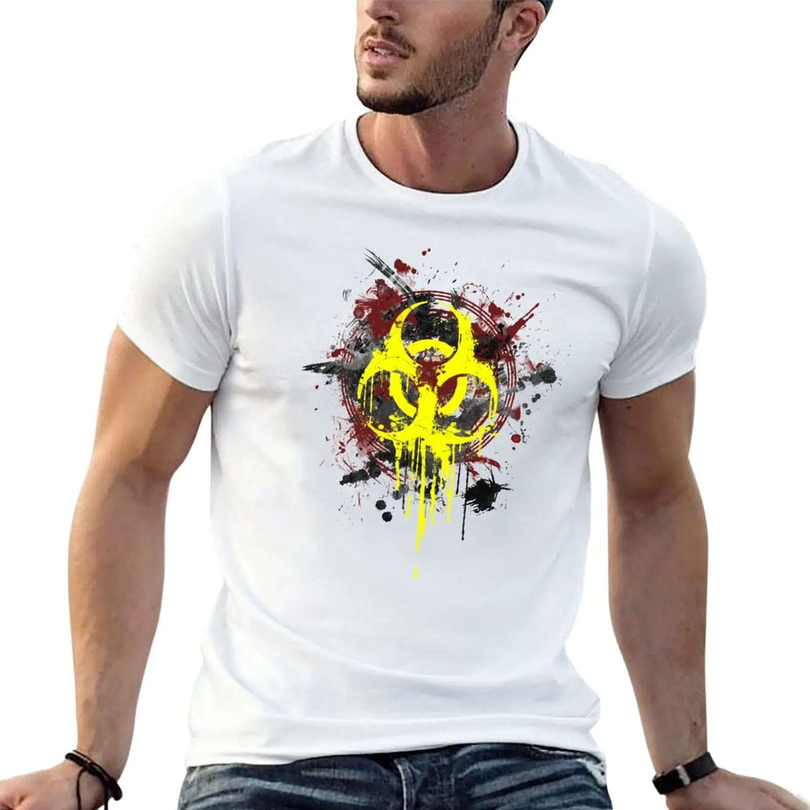 

Bio T-Shirt boys whites oversized cute clothes plain white t shirts men