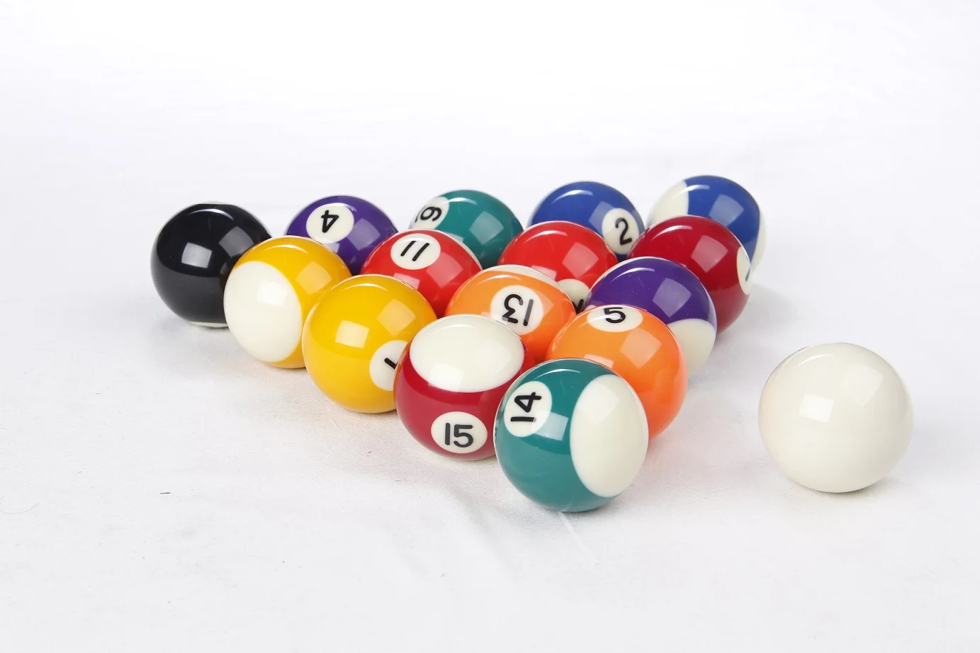32mm Resin Billiard Pool Ball Set 16x