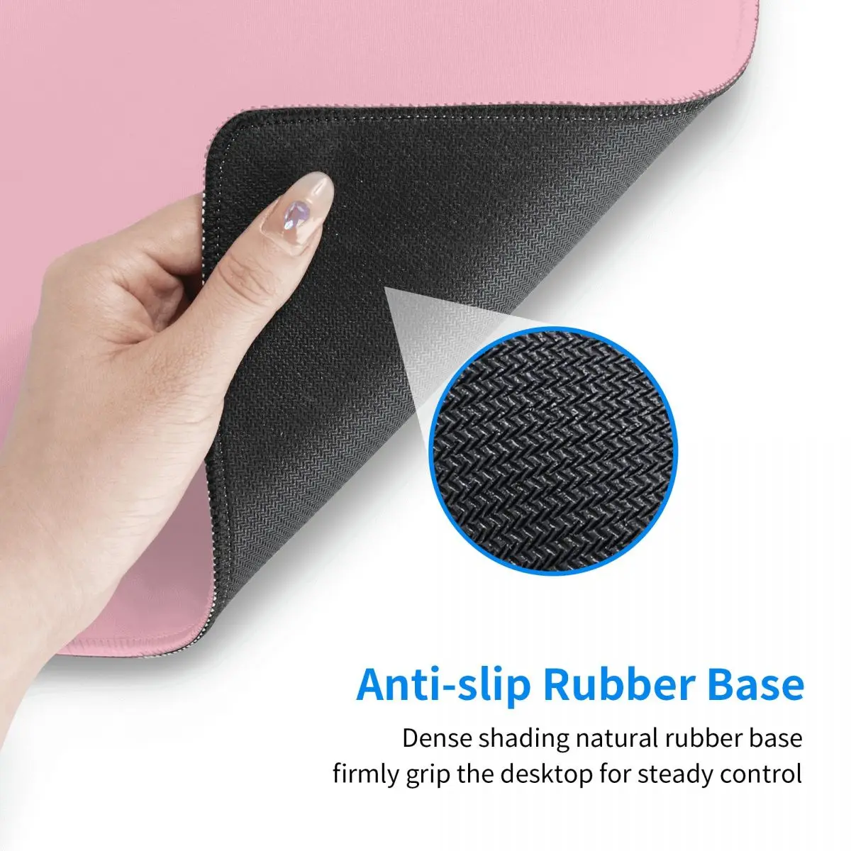 Mouse Pad Antiderrapante para Mulheres Tapetes de Mesa Rosa Tapete Macio Office Gamer Mice Tapete de Mesa Home hd Desk 900x400x2 mm - Imagem 2