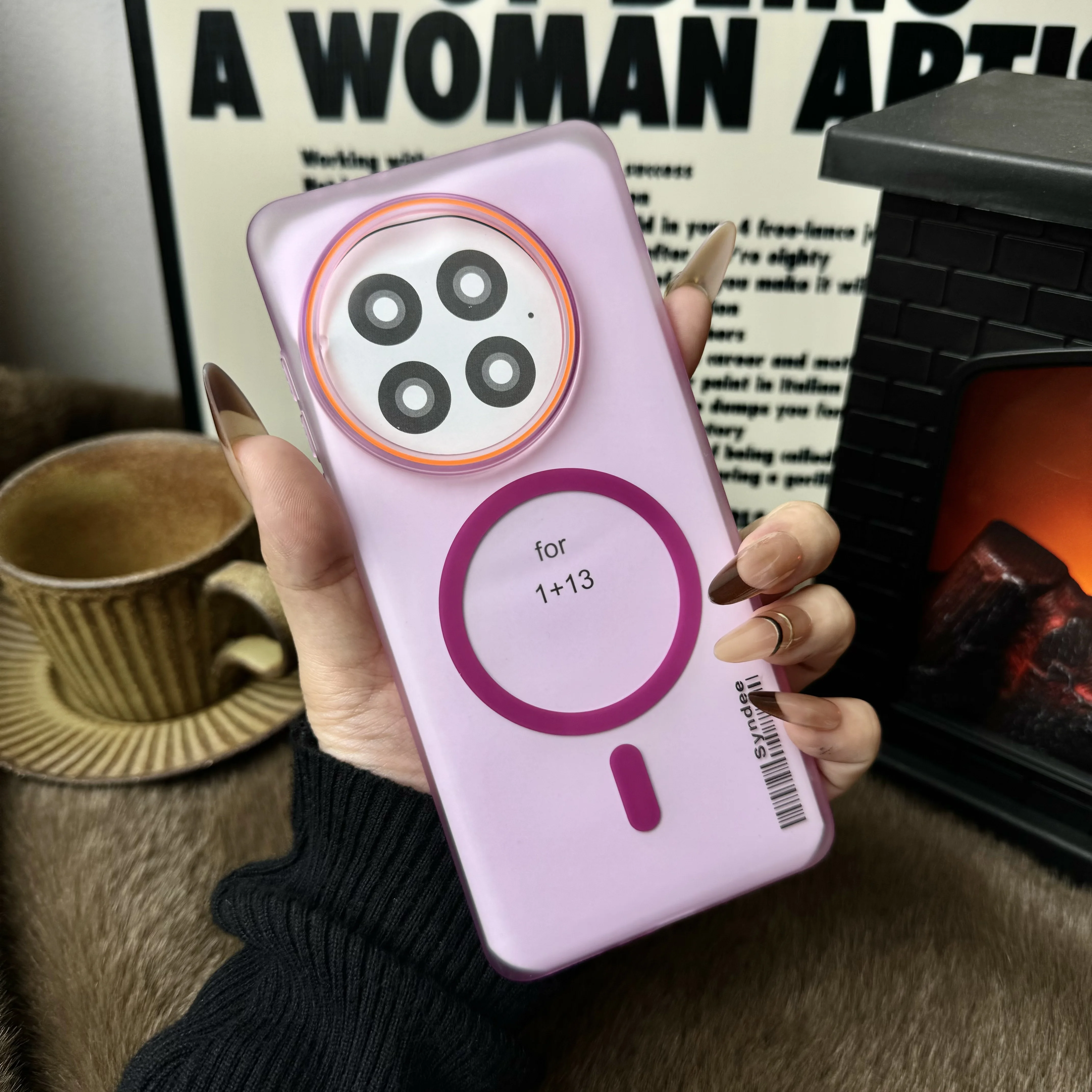 Magnetic Ultra-Thin Matte Candy Case - Translucent Hard Anti-Drop Cover