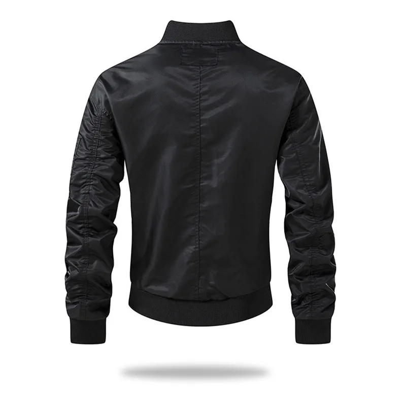 Men Solid Outerwear Retro Pilot Jacket Coat Multi Pocket Sportswear Tactical Coat Windproof Waterproof Camping Hiking Jacket