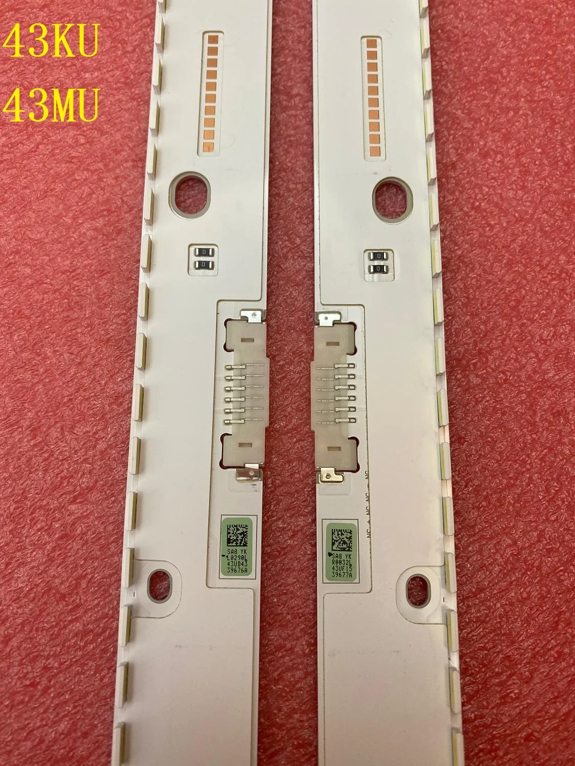 Led Strip(2)for Samsung Ue43ku6509 Ue43ku6510 Ue43ku6505 Ua43ku6500 ...
