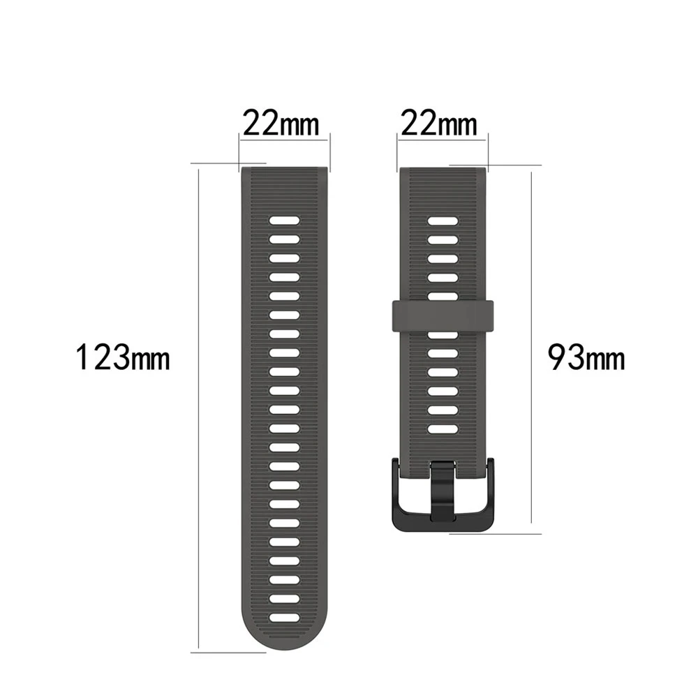 Premium Sports Silicone Strap Replacement with Screwdriver - Universal Fit Watch Band Bracelet