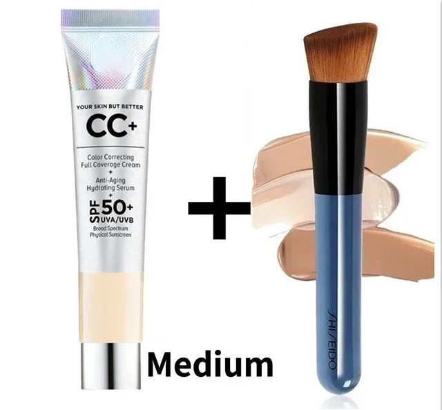 make up foundation Your skin but better CC illumination color correcting full coverage cream spf 50+ uva 32ml cc cream BUIK makeup cc cream