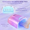 128W Cordless UV Nail Lamp 45 LEDs Professional Nail Dryer Fast Dry Wireless for Curing All Gel Nail Polish Manicure Polish 4