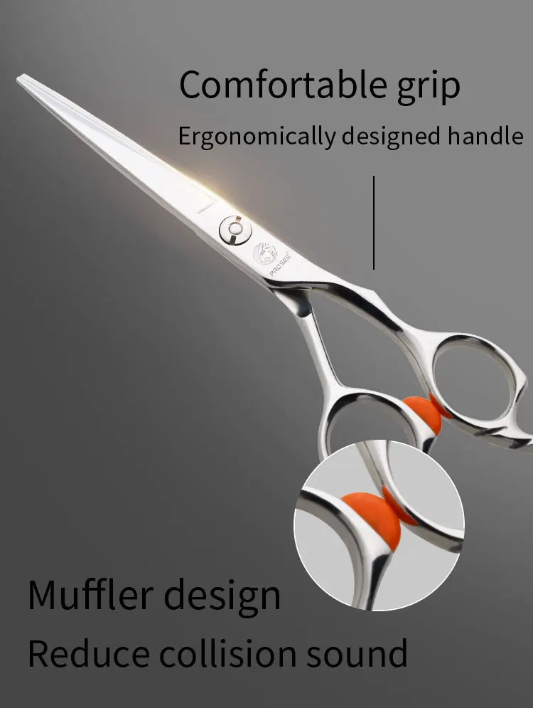 Description Picture 4 of itemHigh Quality Hairdressing Hair Salon Scissors Set Professional Barber Hair Cutting Thinning Scissors Shears