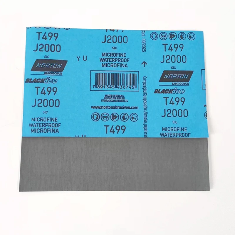 NORTON T499 자동차 마감 연마용 수성 연마지 1500/2000 미세 연마 건식 연마