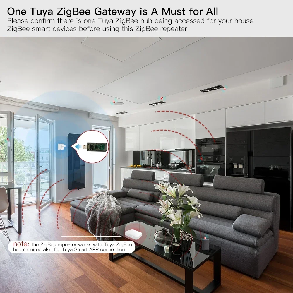 Dla eWeLink ZigBee 3.0 przedłużacz wzmacniacz sygnału regenerator sygnału USB dla Tuya Smart Life Home Assistant ZigBee2MQTT SmartThings