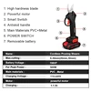 30mm Cordless Electric Pruner Pruning Shear Efficient Fruit Tree Bonsai Pruning Electric Tree Branches Cutter Landscaping Tool 3