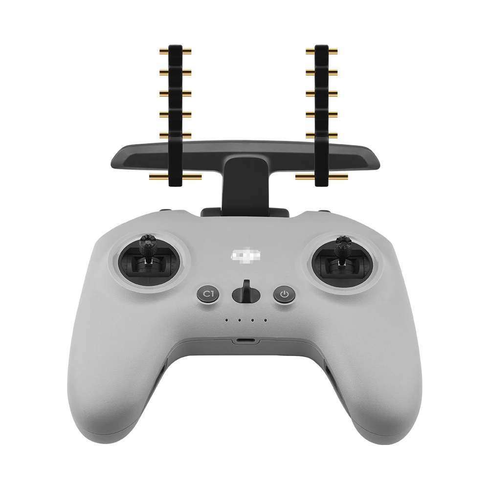Antenne 5.8GHz 6dBi haute direction pour télécommande FPV avec connecteur doré et surface texturée.