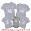 Funny Disney Family Matching Shirts Happiest Dad Mom Kids On the Earth Print Tshirt Baby Rompers Causal Disneyland Trip Outfits 5