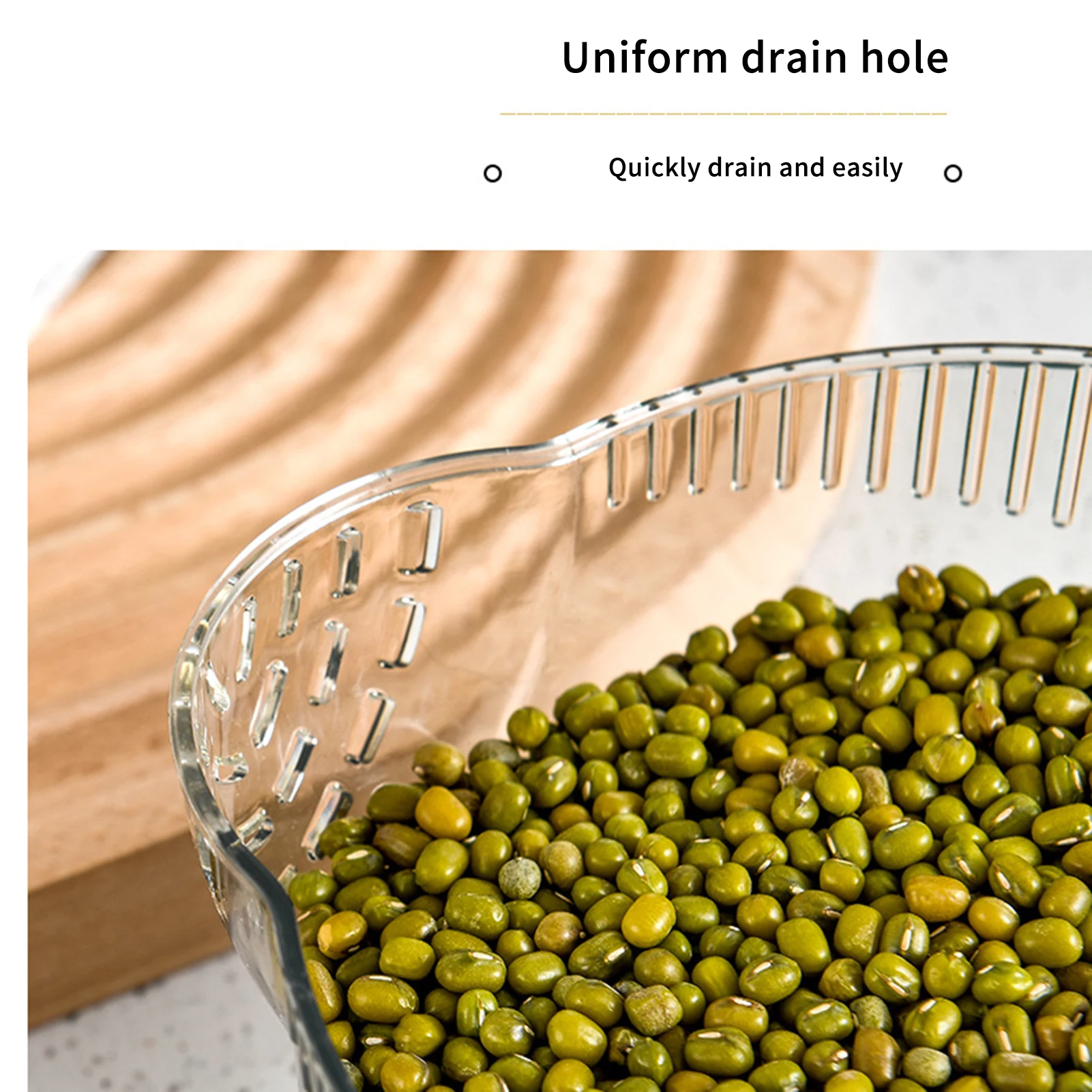 4 Grid Rice Dispenser Cereal Storage Container With Large Dry Food Container, Transparent 4 Compartments And Candy Rotating Base