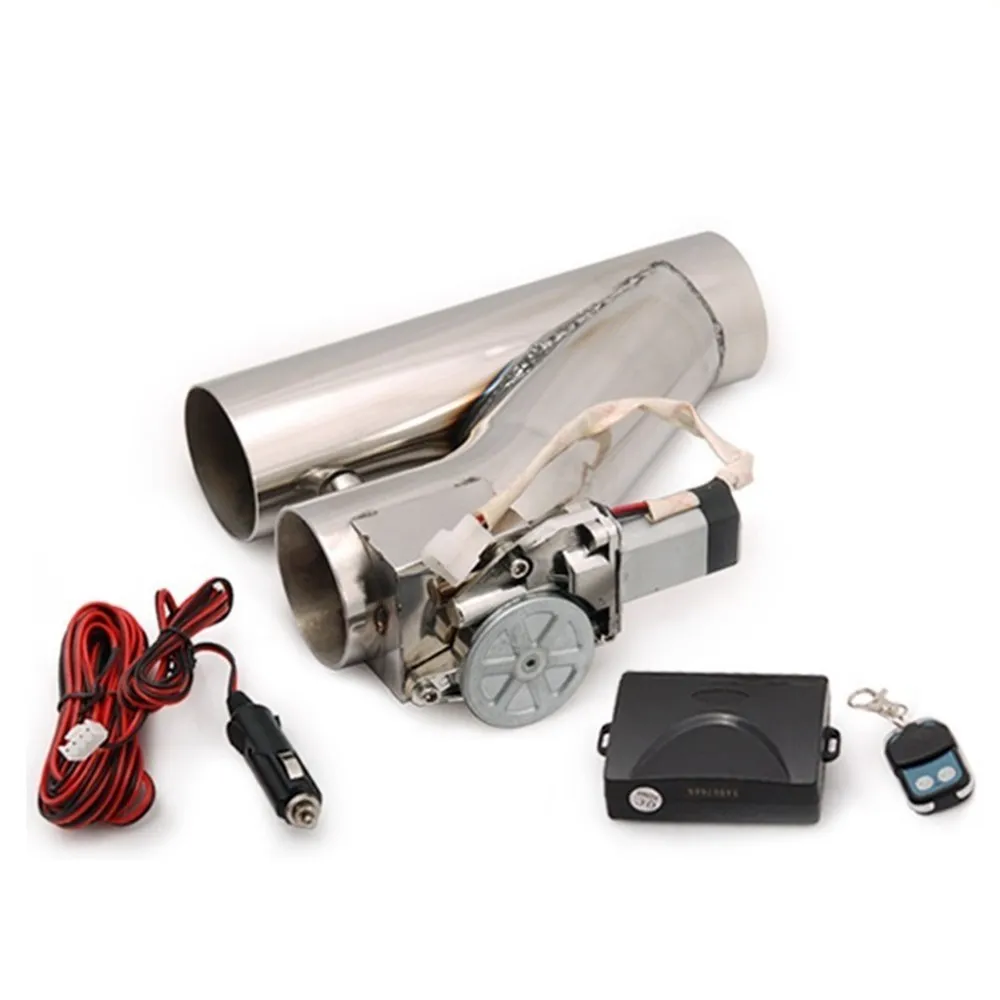 2"/2.25"/2.5"/2.75"/3" Stainless Steel Motorized Electric Exhaust Cutoff Bypass Valve Cutout+Remote For VW Golf GTI EP-CUTNEW