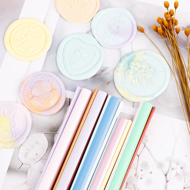 5Pc Sealing Wax Sticks Wax Beads Scrapbooking Cards Buste Quarter Circle Inviti Di Nozze Confezioni Regalo