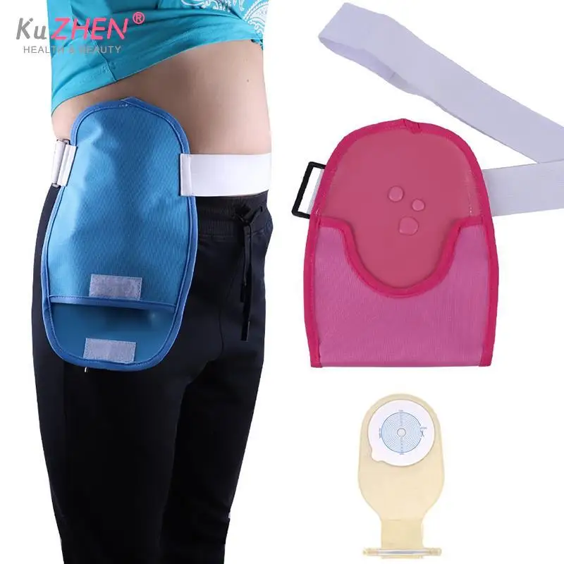 

1Pcs The Ostomy Bag Cover Easy To Clean Water Resistant Adjustable Premium Easy To Install Portable Washable Home Cove Pouches