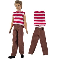 1 ensemble de vêtements de poupée, pull, vêtements décontractés, tenue pour poupée Ken de 12 pouces, plusieurs styles au choix 3
