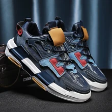 

Korean Print Summer Canvas Street Style Men Tide Casual Board Shoes Student Tennis Sport Sneakers for Male