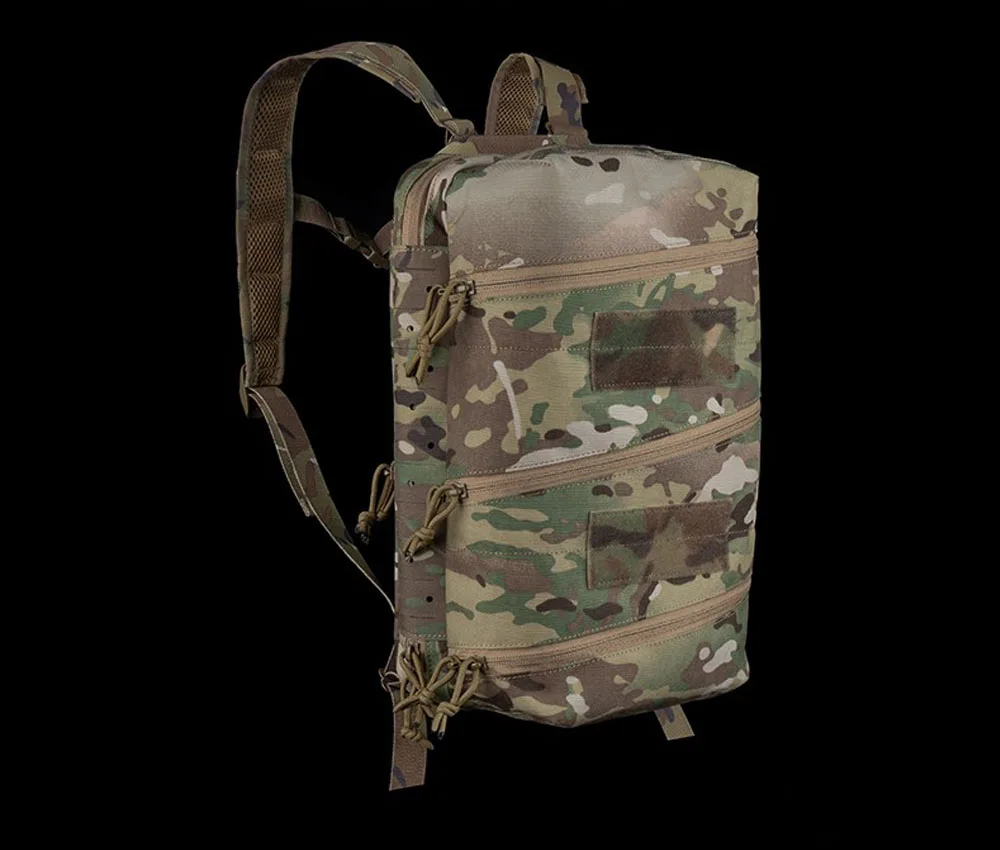 Taktische Delta-Tasche im SS-Stil, kompakter Angriffs-Rucksack für medizinische Pendler, geschichtete Aufbewahrung, Outdoor, Jagd, Camping, Sport, GP-Tasche – Detail 6