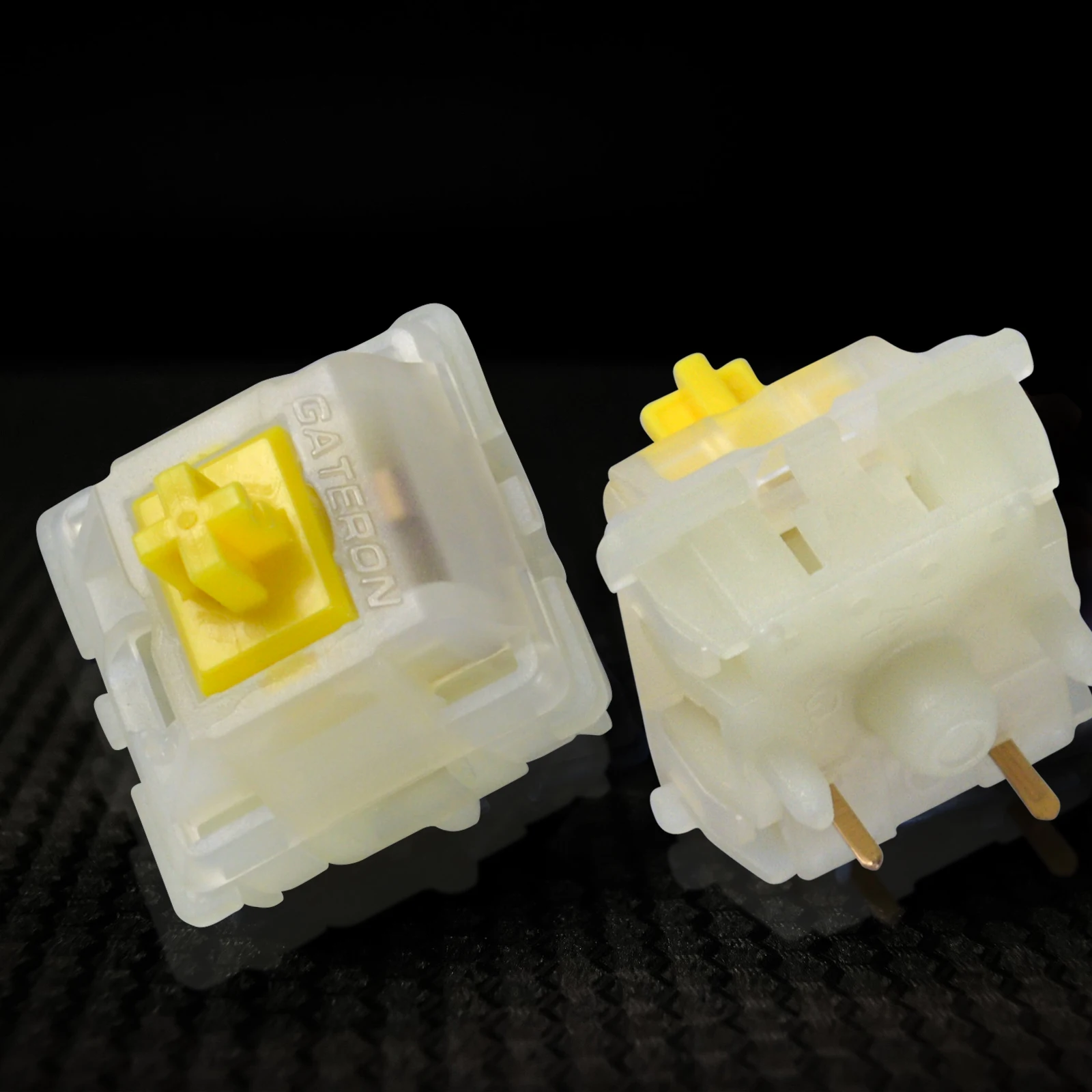 Gateron Pro Switches Mechanical Keyboard KS3 5 Pin Yellow RGB Silent