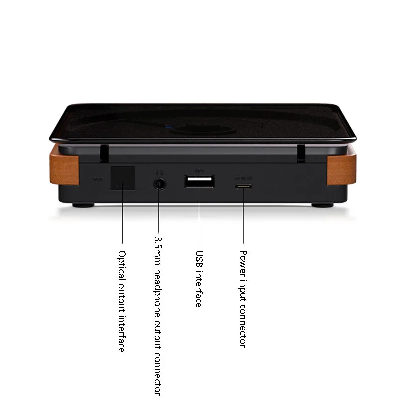 CD Player Portable HIFI Wooden Retro CD Walkman Bluetooth 5.1 IR Remote Control USB Lossless Playback Digital Optical Output