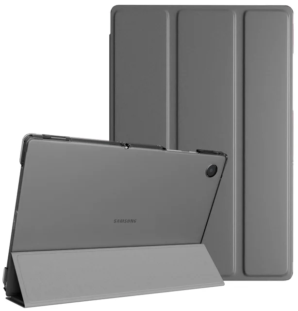 For Samsung Galaxy Tab A8 10.5 inch 2022 Tablet Cover for Samsung Tab A8 10.5 SM-X200/X205 Tri-folding Stand Case for A7 Lite Grey