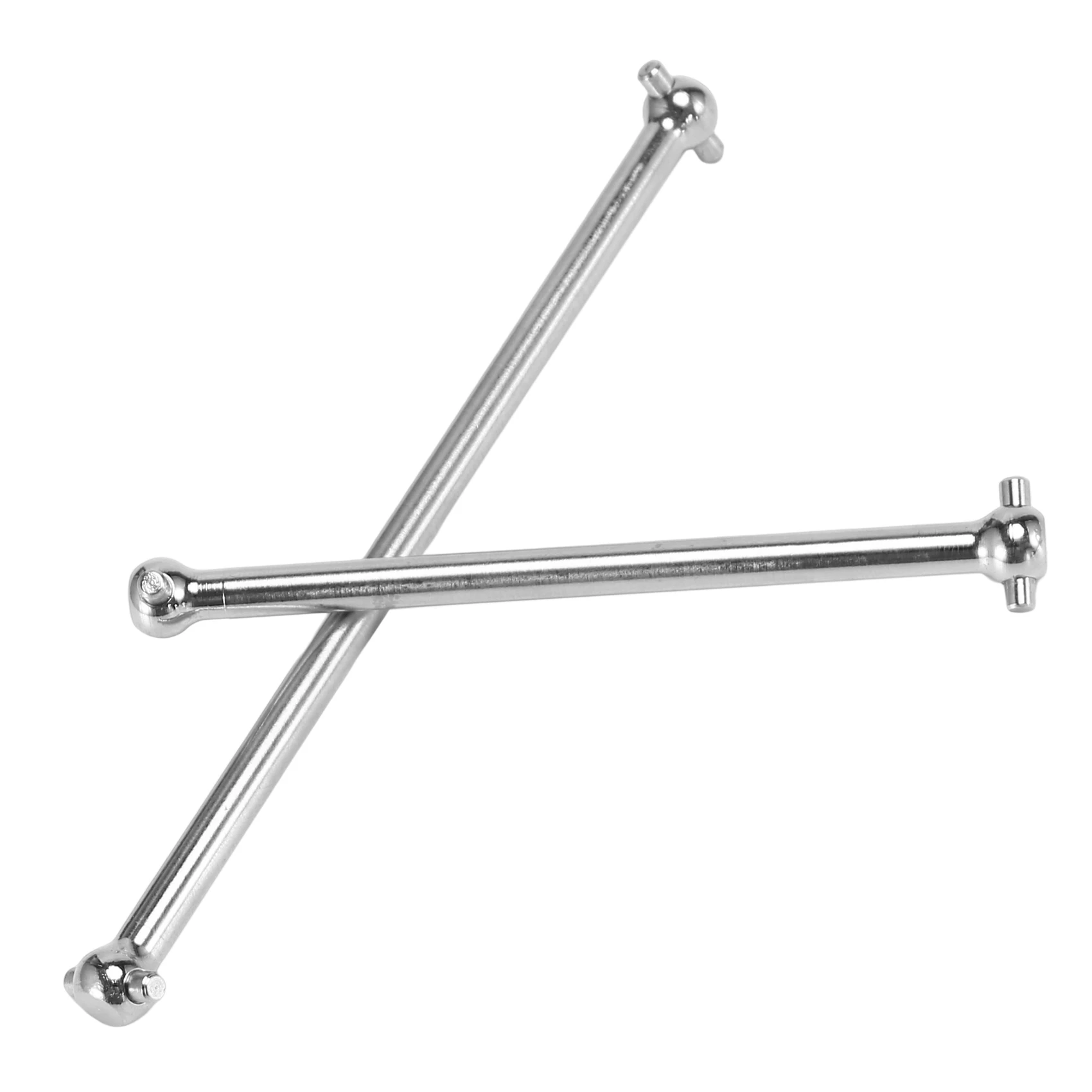 2 Pezzi Albero Di Trasmissione Centrale In Acciaio Per Arrma 1/8 Typhon 6S Blx Typhon Tlr Tuned Rc Aggiornamenti Per Auto Accessori Per Parti, Argento