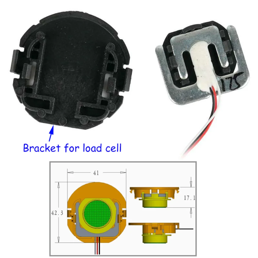 Enhanced Weight Sensor Kit with HX711 AD Module and 50KG Load Cell