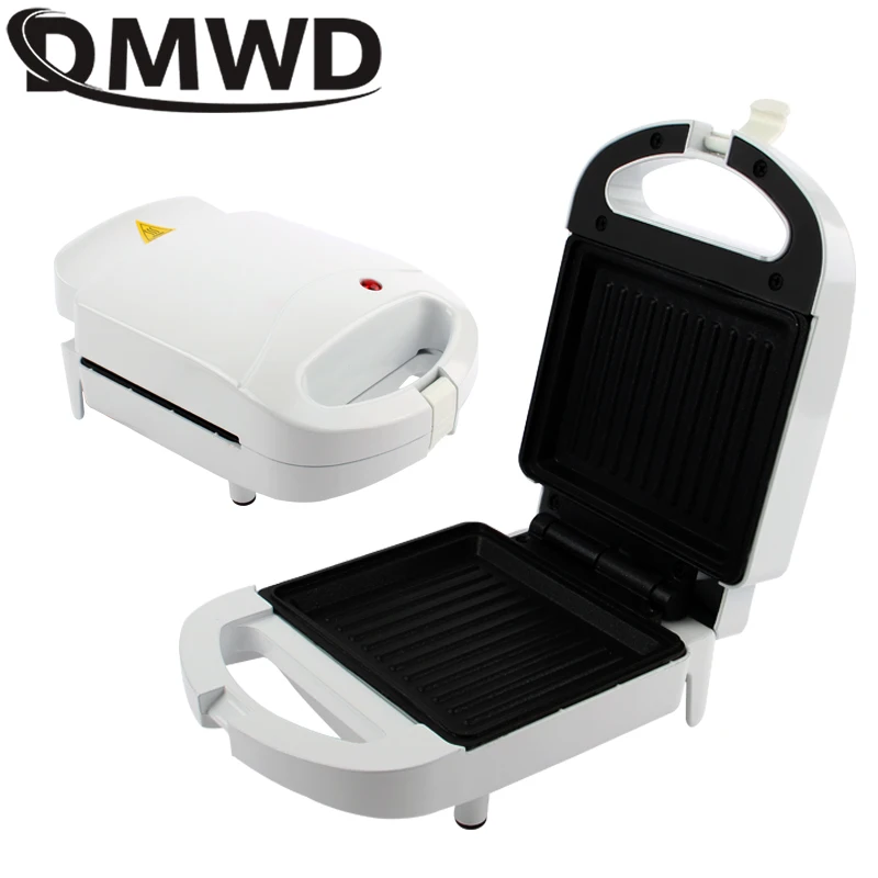 DIY Sandwich Maker Oven Breakfast Machine Hot Plate Light Food Waffle Maker Multi-Function Heating Toast Pressure Grill Toaster