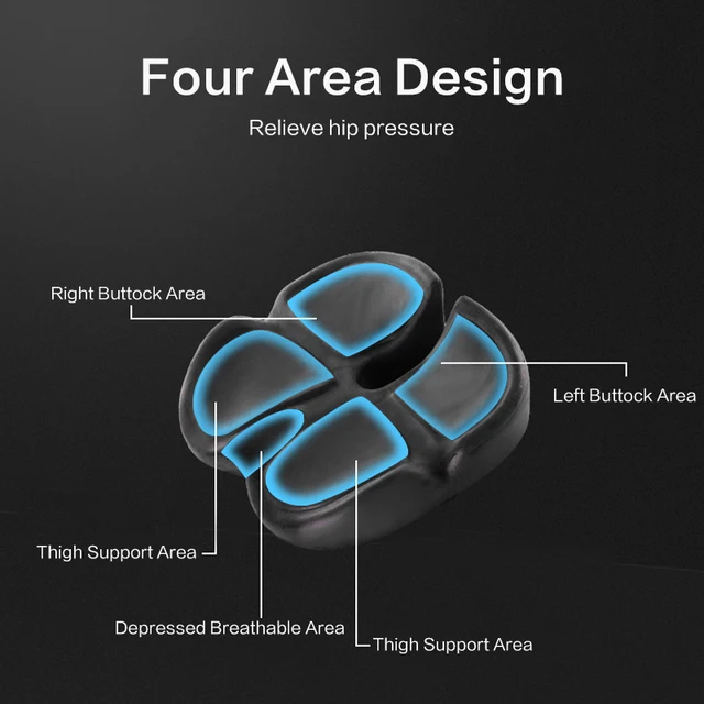 Coussin de siège en mousse à mémoire de forme, coussin orthopédique antidérapant pour Prostate, soulagement de la douleur, chaise confortable, siège de voiture 4