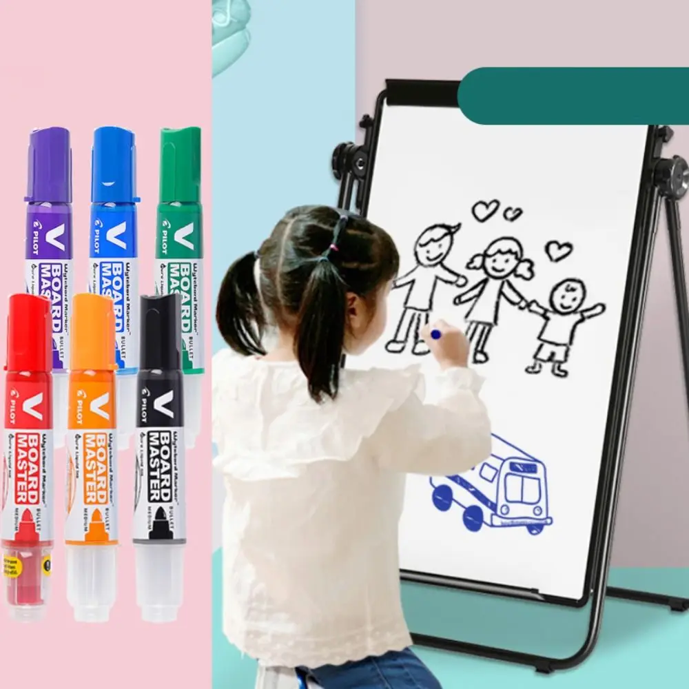 

Erasable Pilot Whiteboard Marker New 2.3mm Large Capacity Painting Supplies School/Office Medium Bullet Teacher Stationery