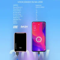 FERISING-Portable Power Bank, External Battery, Powerbank for Oneplus, iPhone, Xiaomi, VOOC Charger, 10000mAh, 20W, 22.5W 2