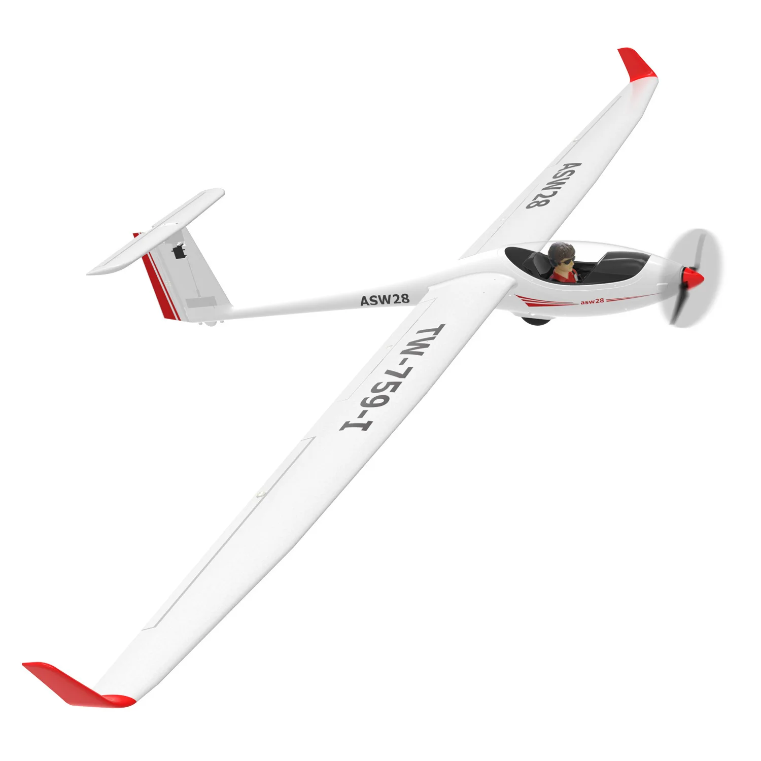Volantex ASW28 2600mm PNP RC Glider EPO - Brushless Motor