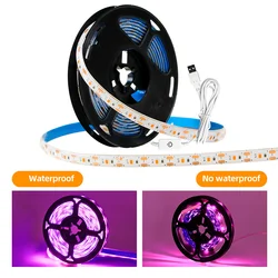 Led Plant Light Strip 0.5m/1m/2m/3m USB Touch Dimming Waterproof Flower Succulent Fill Light Plant Growth Light Strip