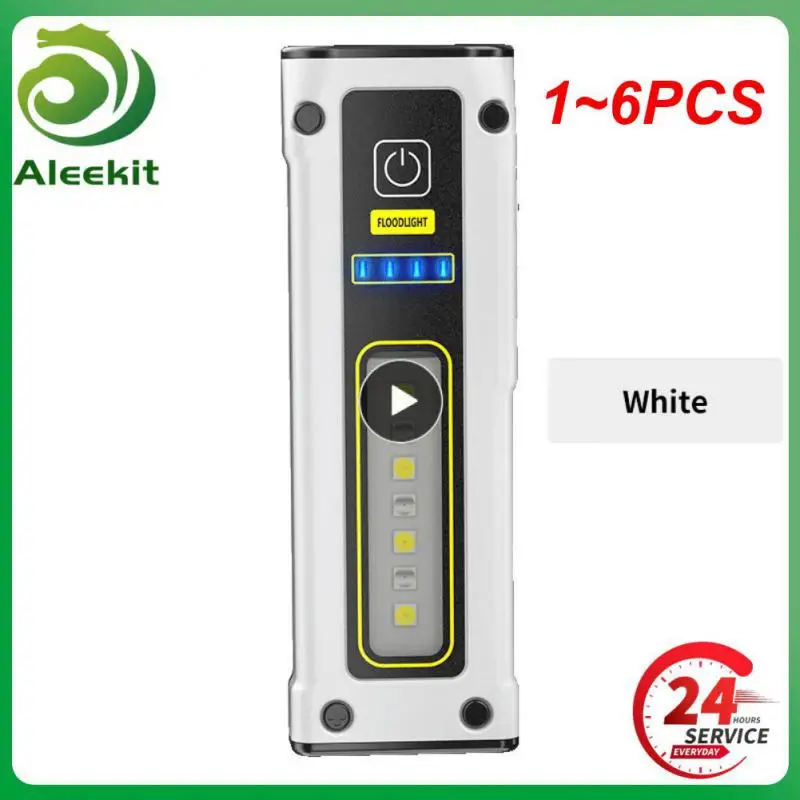 

Портативный фонарик COB, 1 ~ 6 шт.