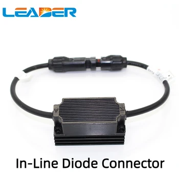 Connettore a diodi in linea per pannello solare stile SOLARE impermeabile da esterno 55Amp DC 2000V IP67 per scatola combinatrice