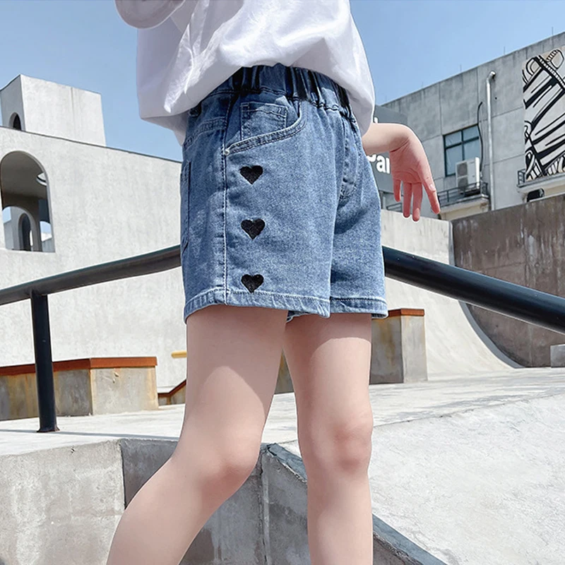 Kids Shorts Trousers Girls Summer Denim Clothing