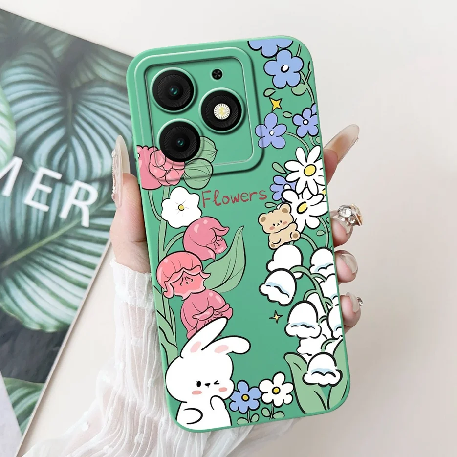 Cute Fashion Cartoon Soft TPU Phone Case - Stylish Protective Back Cover Bumper