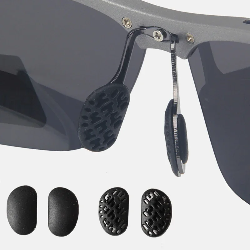 

10Pairs(20pcs) Black Anti Slip rubber Nose Pads For Eyeglasses Sunglass Spectacles Eyewear push on glasses nose pad